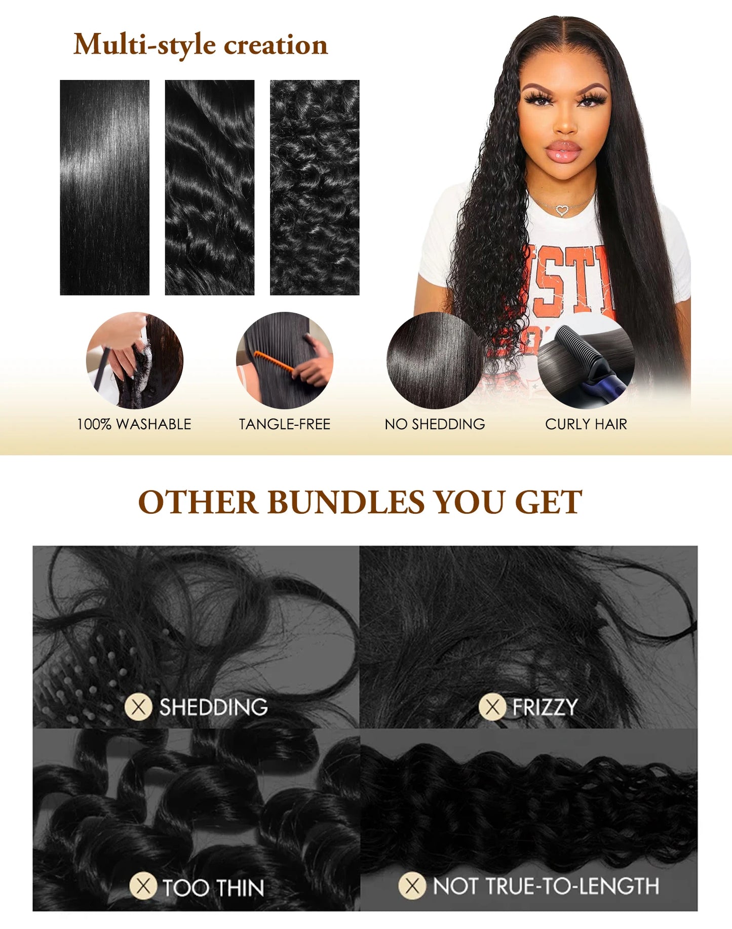 40 50 Inch Body Wave Bundles 100% Brazilian Human Hair 16A 4 5 Bundle Black Remy Raw Virgin Human Hair Double Bundles Extensions