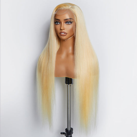 26-30 inches Pre-Plucked 13x4 613 Straight Lace Frontal Wig 200% Density